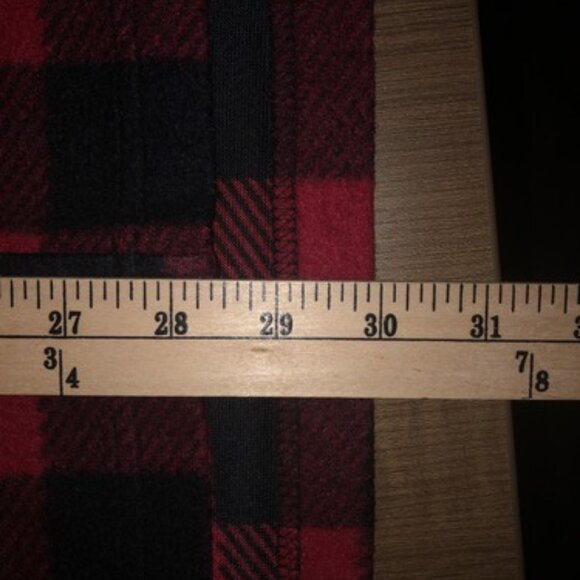 Open Trails Red Plaid Long Sleeve Button Up Flannel Shirt Mens Size XL Outdoors - Picture 8 of 9